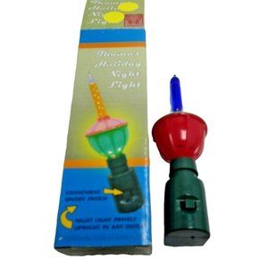 Thomas Holiday Christmas Bubble Night Light Vintage Candlestick Bubbler